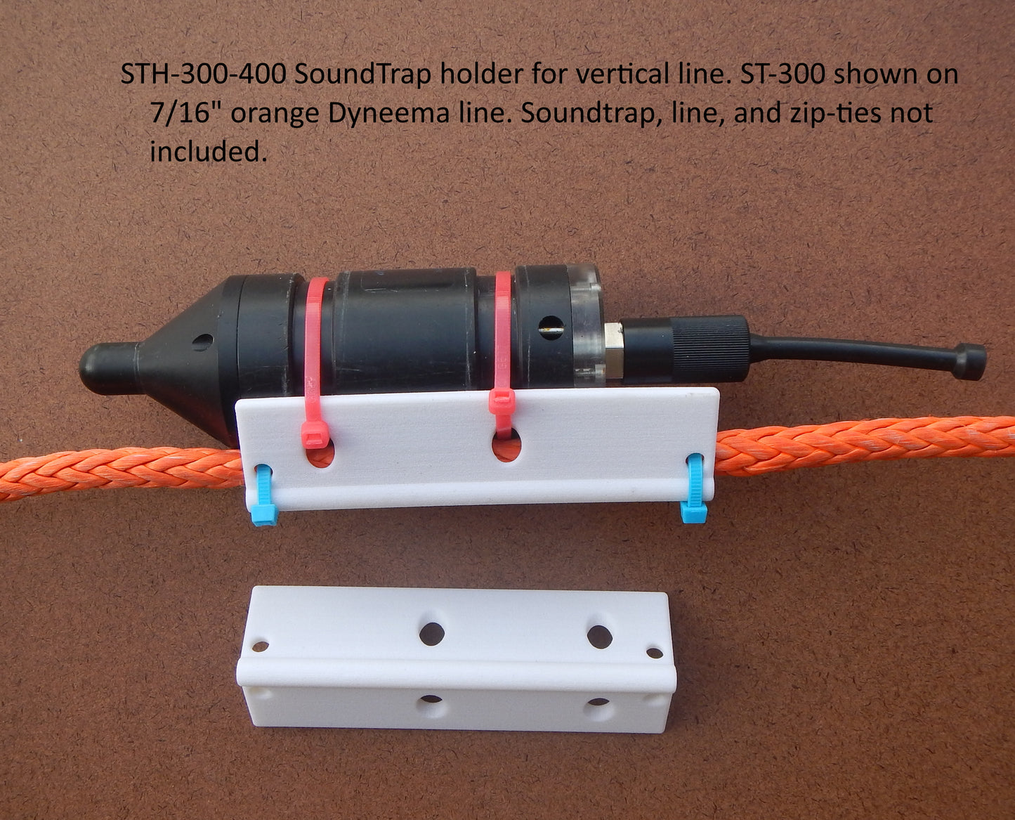 STH-300-400 Soundtrap holder for vertical hydrophone array