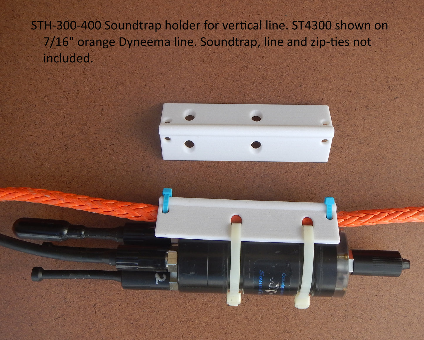 STH-300-400 Soundtrap holder for vertical hydrophone array